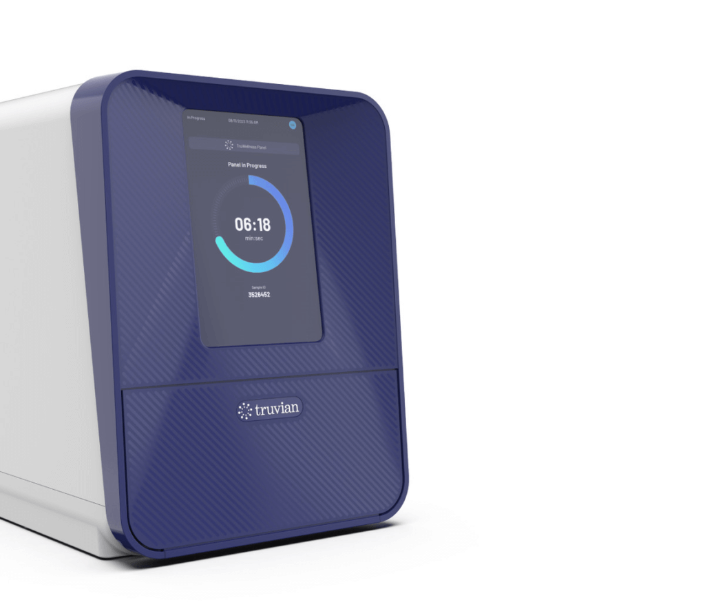 Image of a blood testing analyzer.