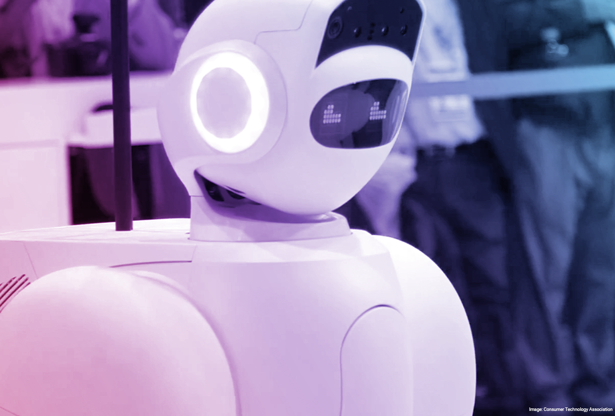 Robot at CES.