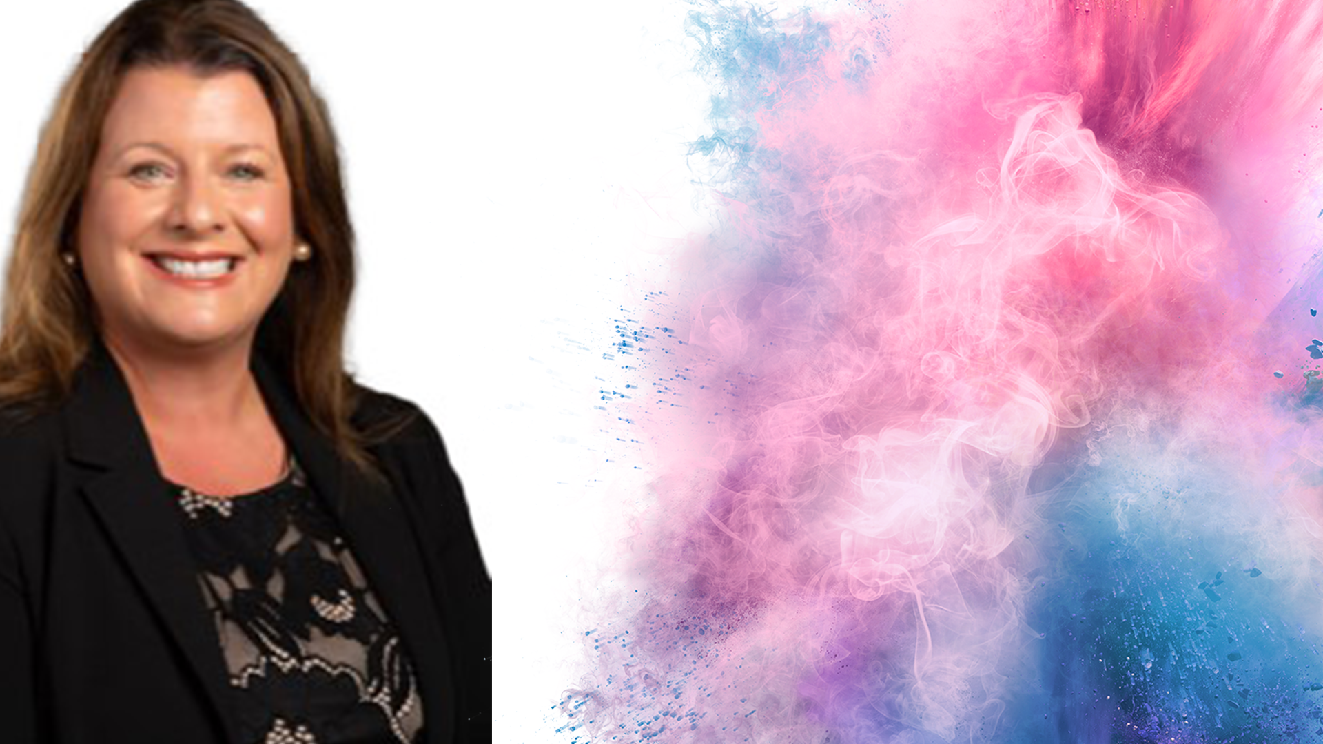 Photo of Susan Jackson and Catalyst Powder burst.